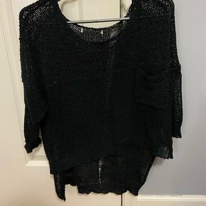 Destroyed College Rule Shear Sweater